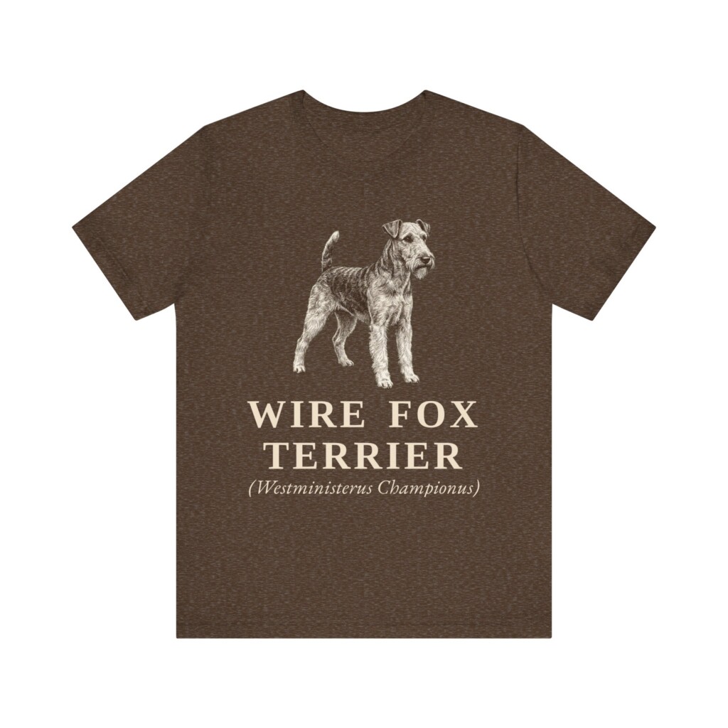 Fox Terrier (Wire) Latin Shirt, Vintage Dog Sketch Tee, Dog Latin Gift Fox Terrier (Wire) Latin Shirt, Vintage Dog Sketch Tee, Dog Latin Gift