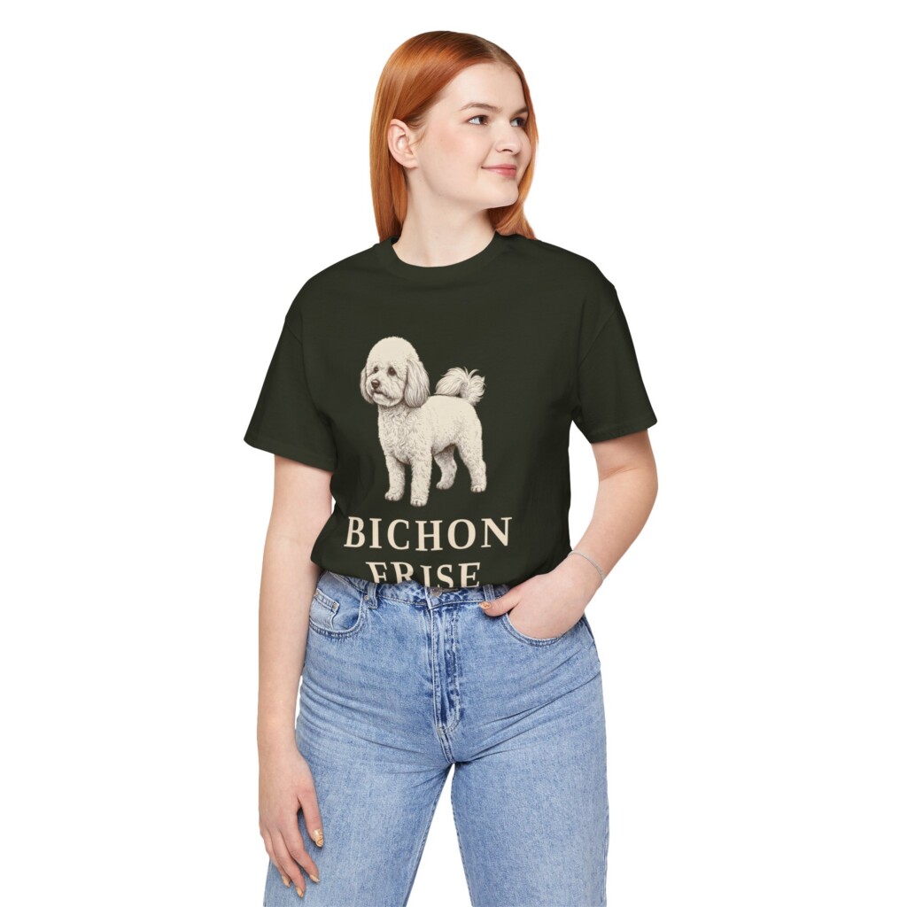 Bichon Frise Latin Shirt, Vintage Dog Sketch Tee, Dog Latin Gift