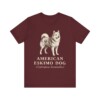 American Eskimo Dog Latin Shirt, Vintage Dog Sketch Tee, Dog Latin Gift