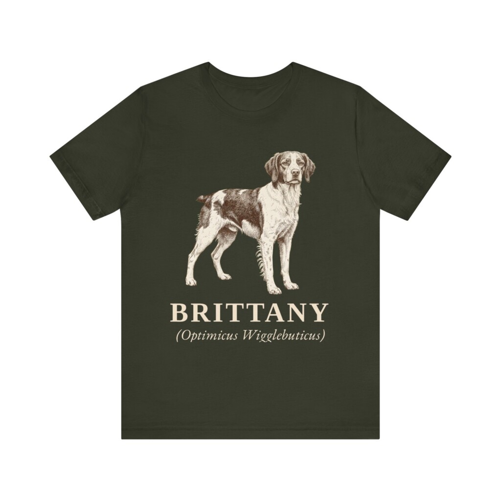 Brittany Latin Shirt, Vintage Dog Sketch Tee, Dog Latin Gift Brittany Latin Shirt, Vintage Dog Sketch Tee, Dog Latin Gift