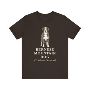 Bernese Mountain Dog Latin Shirt, Vintage Dog Sketch Tee, Dog Latin Gift