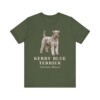 Kerry Blue Terrier Latin Shirt, Vintage Dog Sketch Tee, Dog Latin Gift