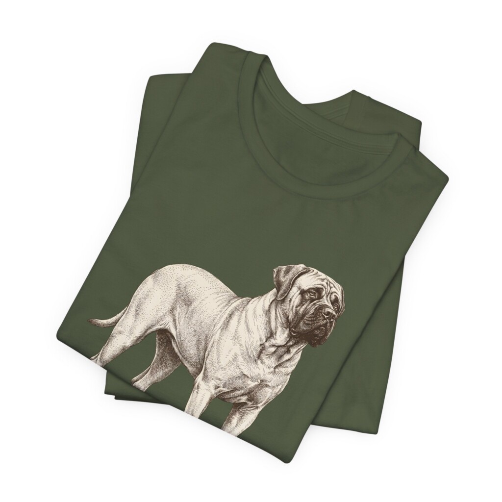 Mastiff Latin Shirt, Vintage Dog Sketch Tee, Dog Latin Gift