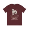 Soft Coated Wheaten Terrier Latin Shirt, Vintage Dog Sketch Tee, Dog Latin Gift