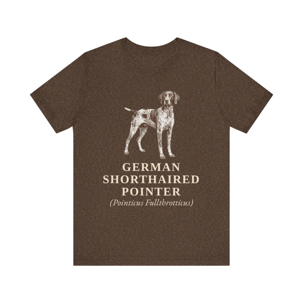 German Shorthaired Pointer Latin Shirt, Vintage Dog Sketch Tee, Dog Latin Gift German Shorthaired Pointer Latin Shirt, Vintage Dog Sketch Tee, Dog Latin Gift