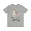 Corgi Dad Shirt, Vintage Dog Sketch Tee, Dog Dad Gift