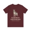 German Shepherd Latin Shirt, Vintage Dog Sketch Tee, Dog Latin Gift