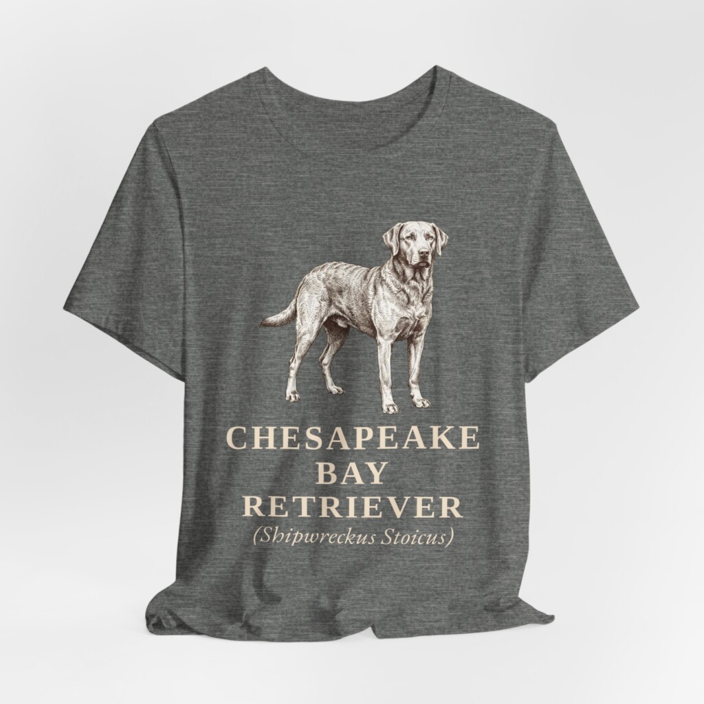 Chesapeake Bay Retriever Latin Shirt, Vintage Dog Sketch Tee, Dog Latin Gift Chesapeake Bay Retriever Latin Shirt, Vintage Dog Sketch Tee, Dog Latin Gift