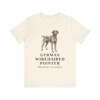 German Wirehaired Pointer Latin Shirt, Vintage Dog Sketch Tee, Dog Latin Gift