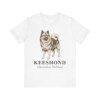 Keeshond Latin Shirt, Vintage Dog Sketch Tee, Dog Latin Gift