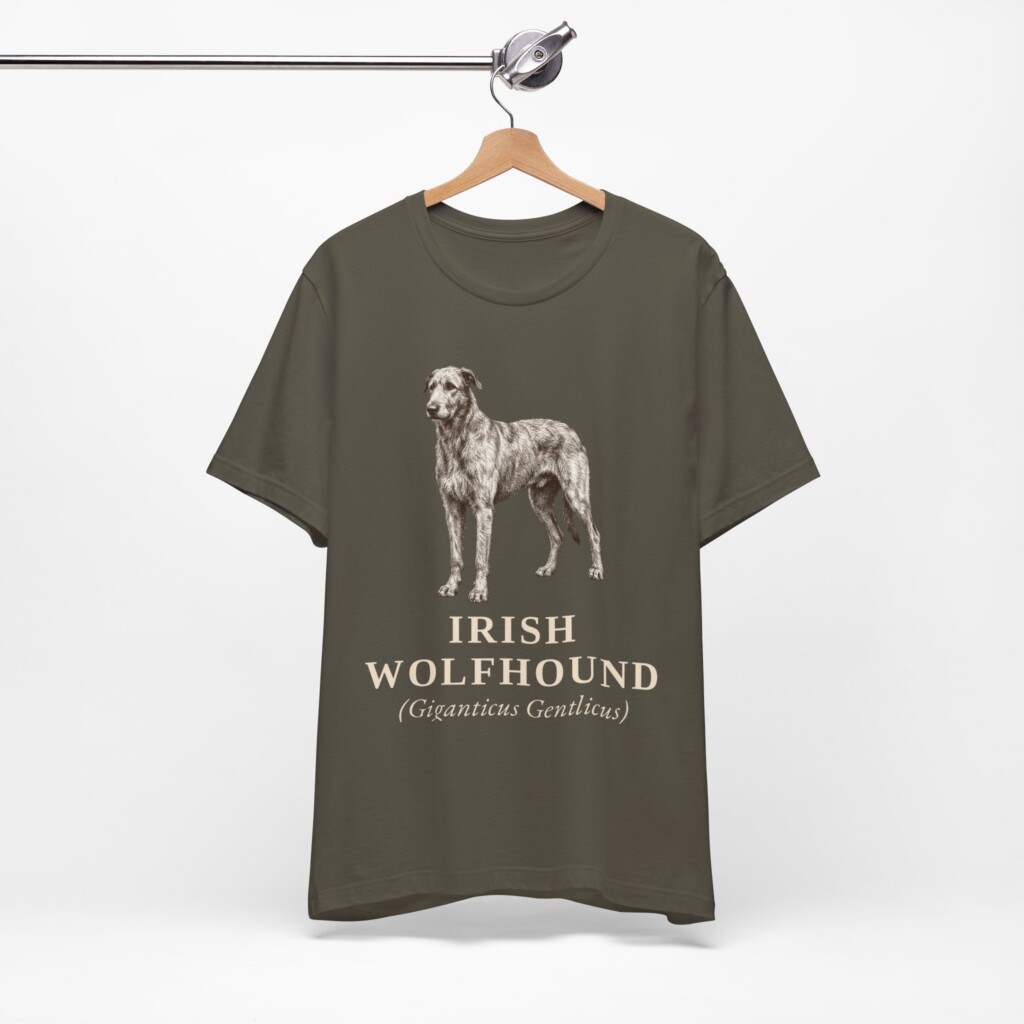Irish Wolfhound Latin Shirt, Vintage Dog Sketch Tee, Dog Latin Gift Irish Wolfhound Latin Shirt, Vintage Dog Sketch Tee, Dog Latin Gift