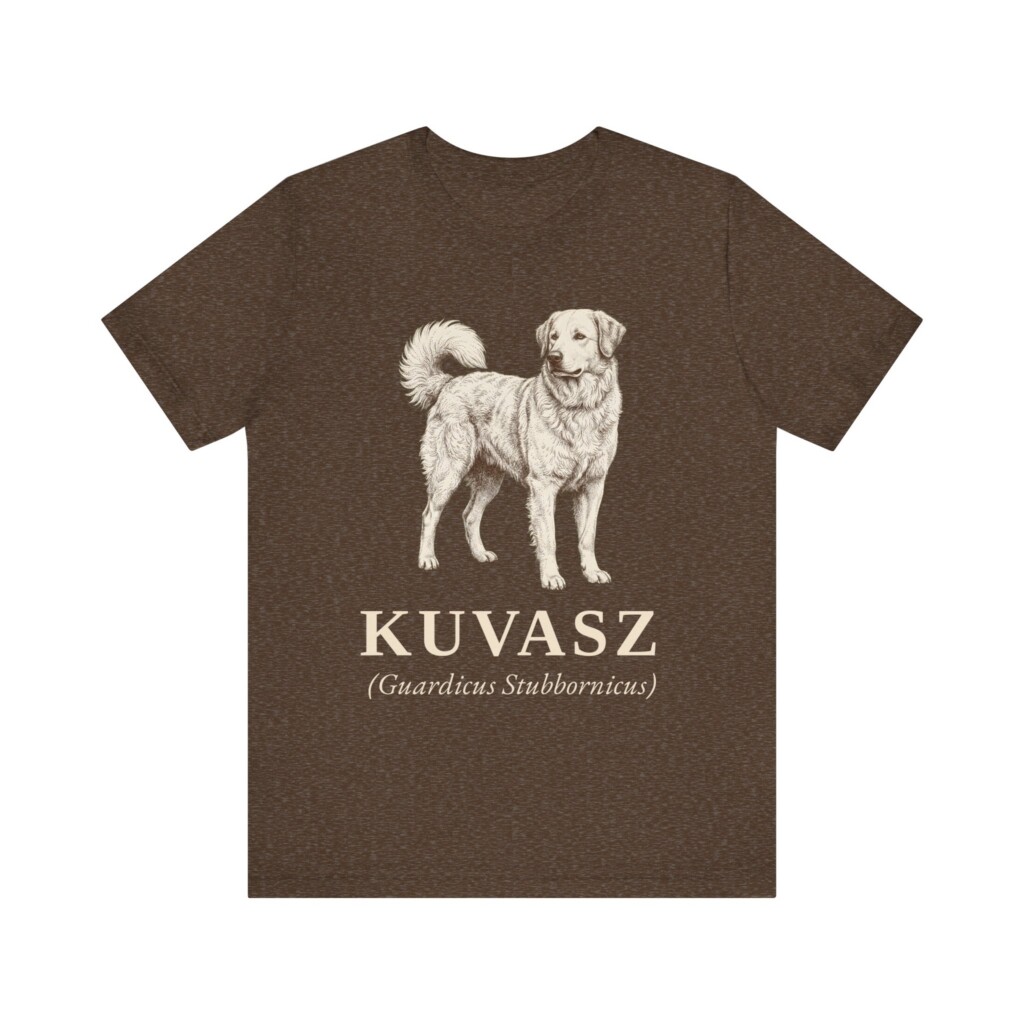 Kuvasz Latin Shirt, Vintage Dog Sketch Tee, Dog Latin Gift