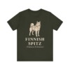 Finnish Spitz Latin Shirt, Vintage Dog Sketch Tee, Dog Latin Gift Finnish Spitz Latin Shirt, Vintage Dog Sketch Tee, Dog Latin Gift