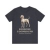 Redbone Coonhound Latin Shirt, Vintage Dog Sketch Tee, Dog Latin Gift