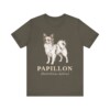 Papillon Latin Shirt, Vintage Dog Sketch Tee, Dog Latin Gift