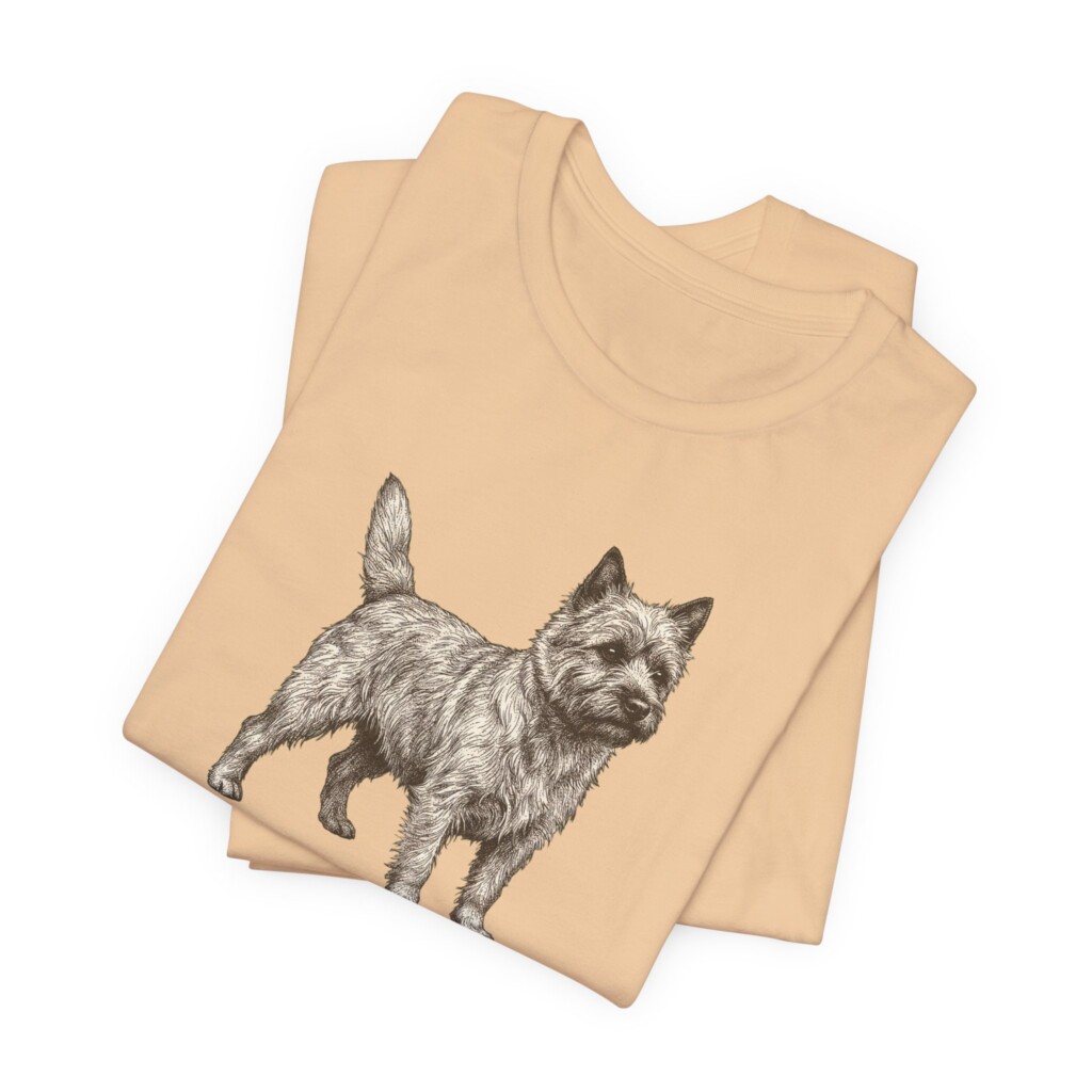 Cairn Terrier Latin Shirt, Vintage Dog Sketch Tee, Dog Latin Gift