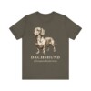 Dachshund Latin Shirt, Vintage Dog Sketch Tee, Dog Latin Gift Dachshund Latin Shirt, Vintage Dog Sketch Tee, Dog Latin Gift
