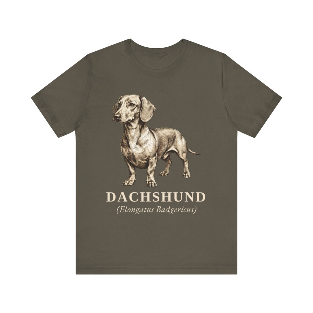 Dachshund Latin Shirt, Vintage Dog Sketch Tee, Dog Latin Gift Dachshund Latin Shirt, Vintage Dog Sketch Tee, Dog Latin Gift