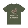 Tibetan Mastiff Latin Shirt, Vintage Dog Sketch Tee, Dog Latin Gift