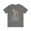 American Cocker Spaniel Latin Shirt, Vintage Dog Sketch Tee, Dog Latin Gift