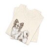 Papillon Latin Shirt, Vintage Dog Sketch Tee, Dog Latin Gift