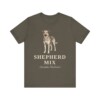 Shepherd Mix Latin Shirt, Vintage Dog Sketch Tee, Dog Latin Gift
