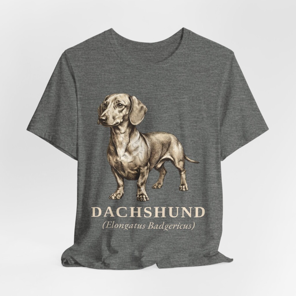 Dachshund Latin Shirt, Vintage Dog Sketch Tee, Dog Latin Gift Dachshund Latin Shirt, Vintage Dog Sketch Tee, Dog Latin Gift