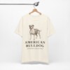 American Bulldog Latin Shirt, Vintage Dog Sketch Tee, Dog Latin Gift