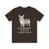 Corgi Dad Shirt, Vintage Dog Sketch Tee, Dog Dad Gift