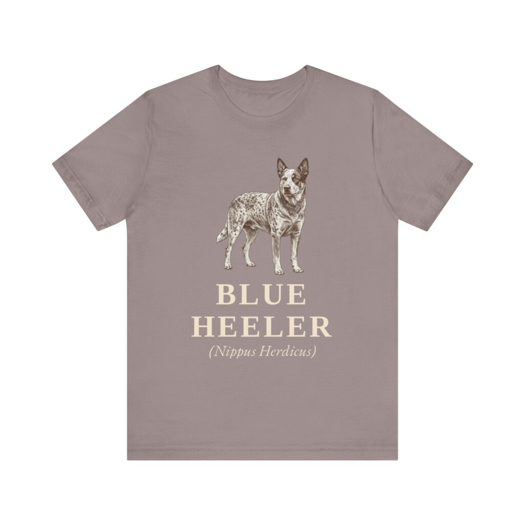 Blue Heeler Latin Shirt, Vintage Dog Sketch Tee, Dog Latin Gift Blue Heeler Latin Shirt, Vintage Dog Sketch Tee, Dog Latin Gift