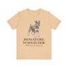 Miniature Schnauzer Latin Shirt, Vintage Dog Sketch Tee, Dog Latin Gift
