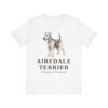 Airedale Terrier Latin Shirt, Vintage Dog Sketch Tee, Dog Latin Gift
