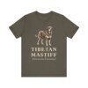 Tibetan Mastiff Latin Shirt, Vintage Dog Sketch Tee, Dog Latin Gift