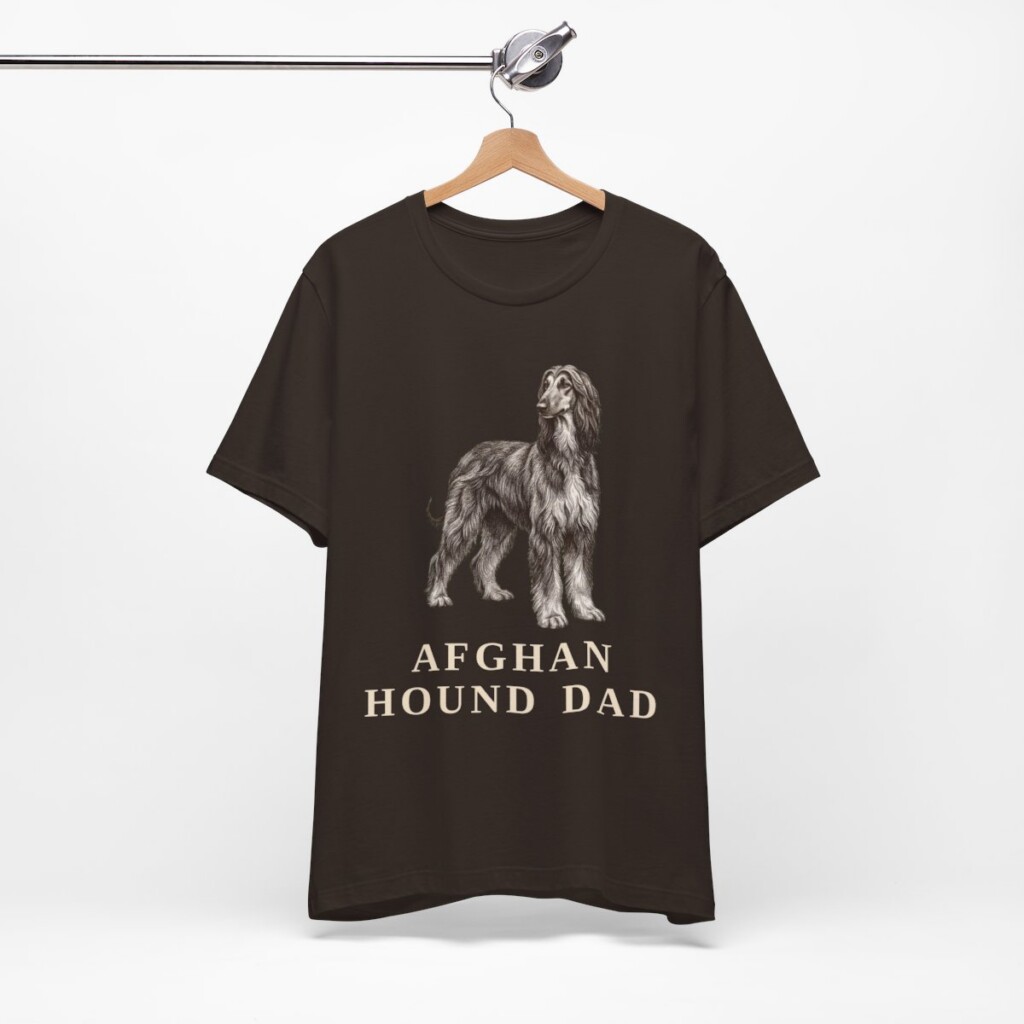 Afghan Hound Dad Shirt, Vintage Dog Sketch Tee, Dog Dad Gift Afghan Hound Dad Shirt, Vintage Dog Sketch Tee, Dog Dad Gift