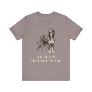Afghan Hound Mom Shirt, Vintage Dog Sketch Tee, Dog Mom Gift