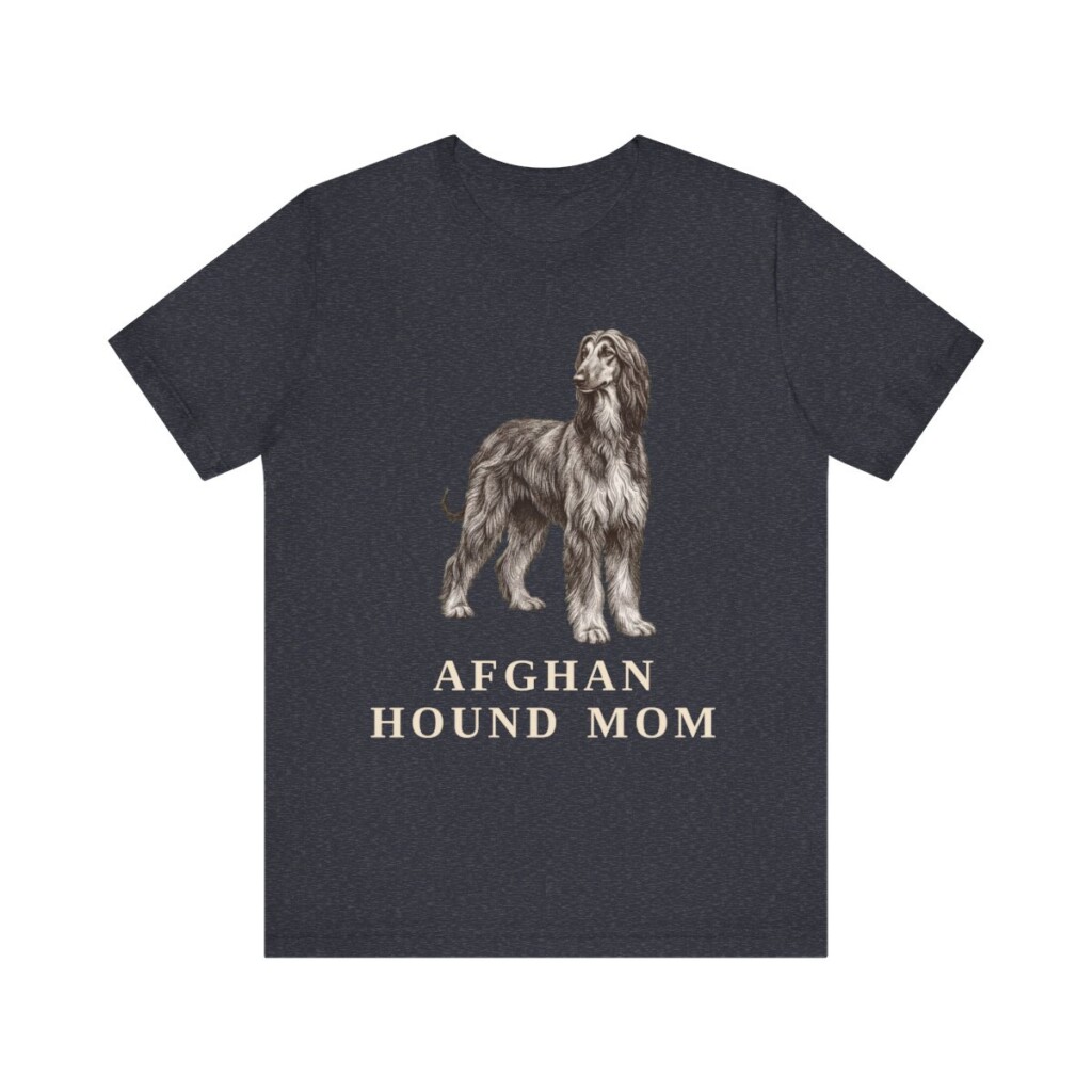 Afghan Hound Mom Shirt, Vintage Dog Sketch Tee, Dog Mom Gift