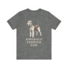 Airedale Terrier Dad Shirt, Vintage Dog Sketch Tee, Dog Dad Gift