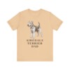 Airedale Terrier Dad Shirt, Vintage Dog Sketch Tee, Dog Dad Gift