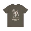Airedale Terrier Dad Shirt, Vintage Dog Sketch Tee, Dog Dad Gift
