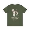 Airedale Terrier Dad Shirt, Vintage Dog Sketch Tee, Dog Dad Gift
