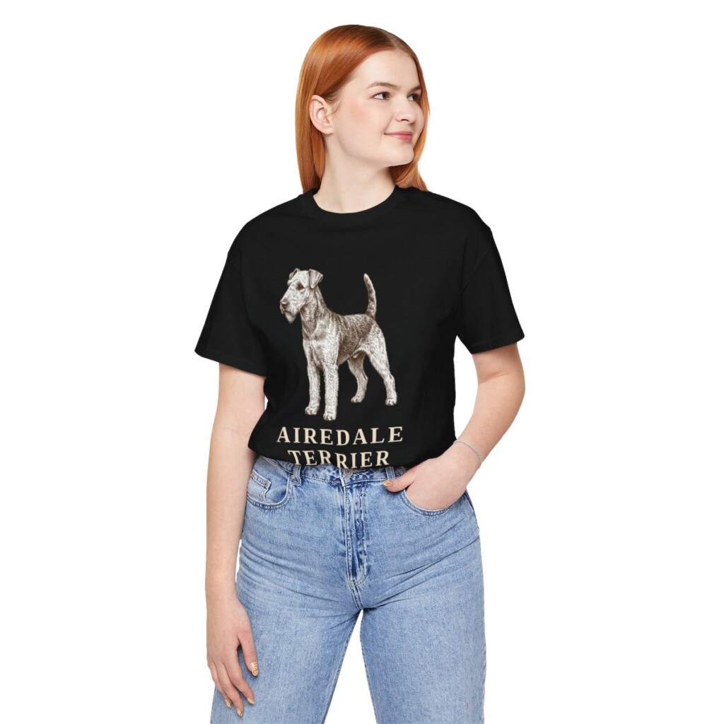 Airedale Terrier Mom Shirt, Vintage Dog Sketch Tee, Dog Mom Gift Airedale Terrier Mom Shirt, Vintage Dog Sketch Tee, Dog Mom Gift