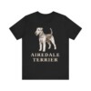 Airedale Terrier Lover Shirt, Vintage Dog Sketch Tee, Dog Lover Gift