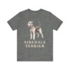 Airedale Terrier Lover Shirt, Vintage Dog Sketch Tee, Dog Lover Gift