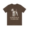 Airedale Terrier Lover Shirt, Vintage Dog Sketch Tee, Dog Lover Gift