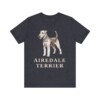 Airedale Terrier Lover Shirt, Vintage Dog Sketch Tee, Dog Lover Gift