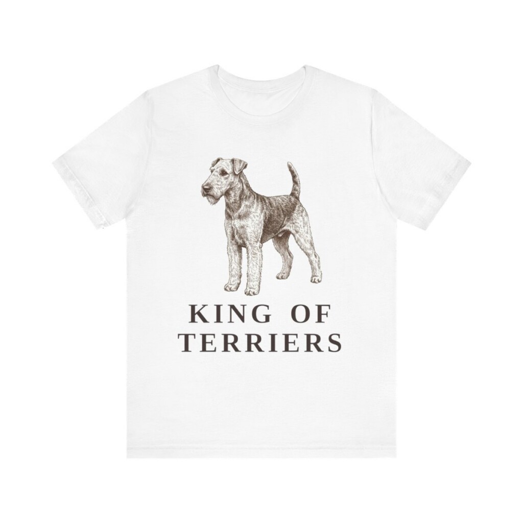 Airedale Terrier Humor Shirt, Vintage Dog Sketch Tee, Dog Humor Gift