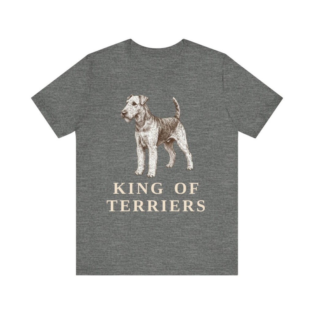 Airedale Terrier Humor Shirt, Vintage Dog Sketch Tee, Dog Humor Gift