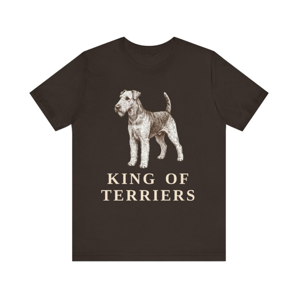 Airedale Terrier Humor Shirt, Vintage Dog Sketch Tee, Dog Humor Gift