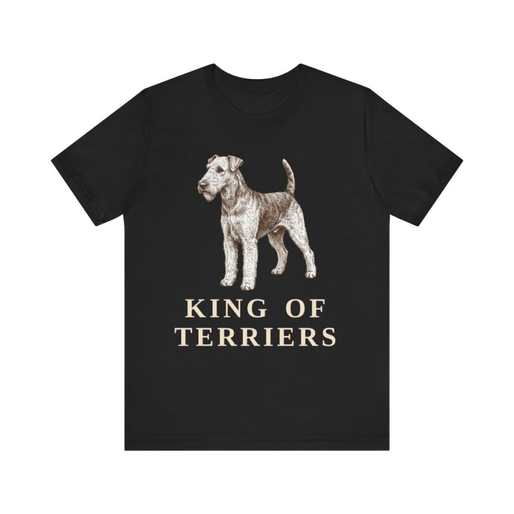 Airedale Terrier Humor Shirt, Vintage Dog Sketch Tee, Dog Humor Gift