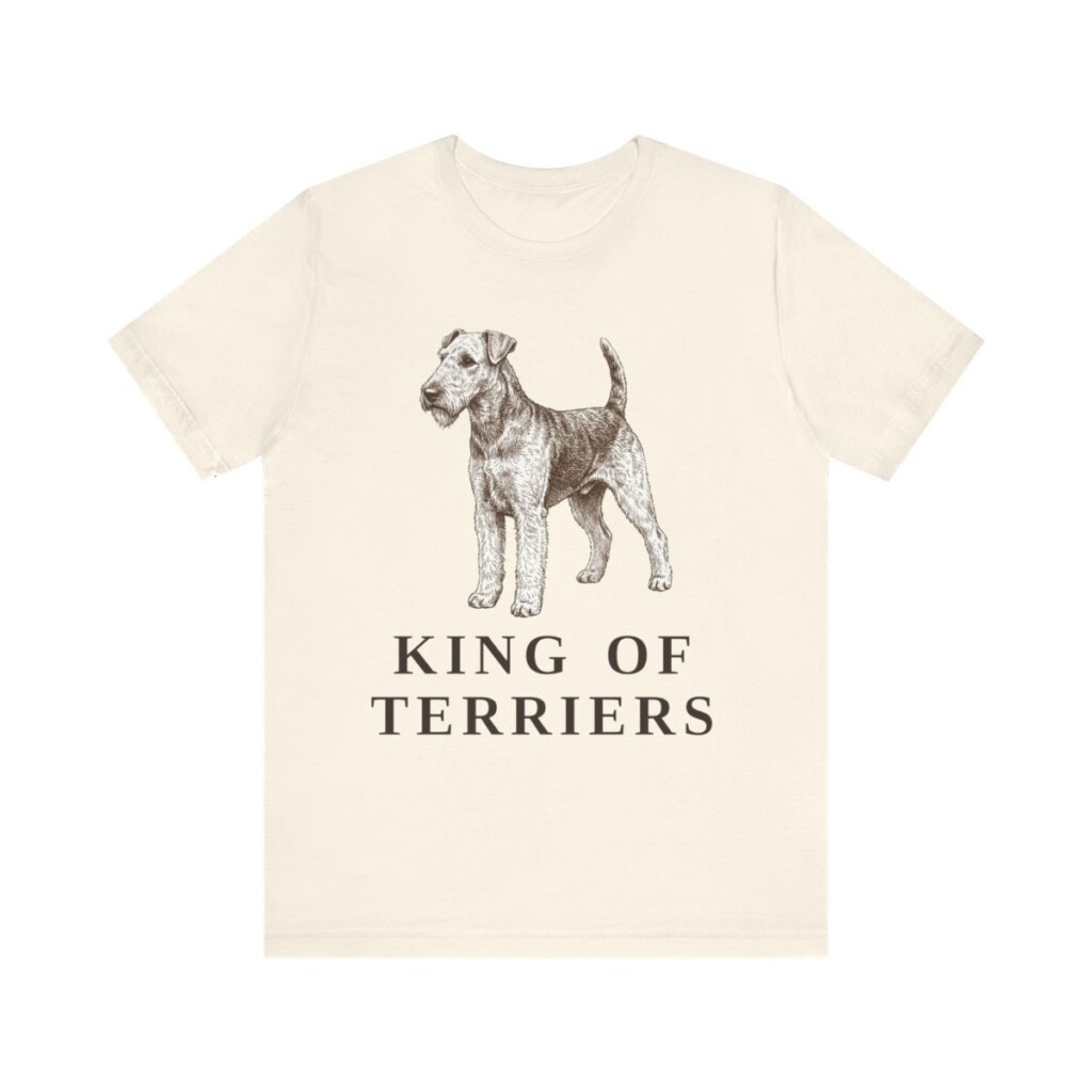 Airedale Terrier Humor Shirt, Vintage Dog Sketch Tee, Dog Humor Gift